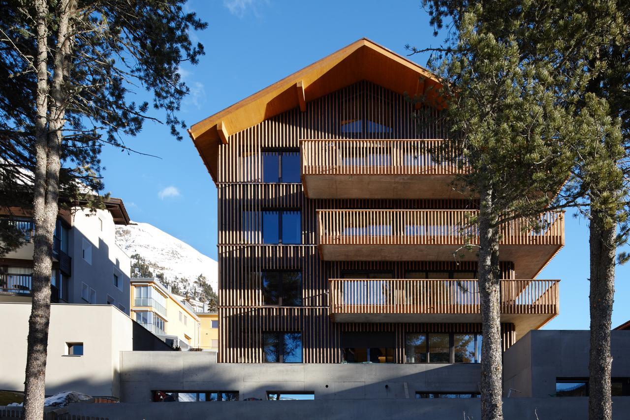 Alpine Lodge Chesa Al Parc Pontresina Exterior photo